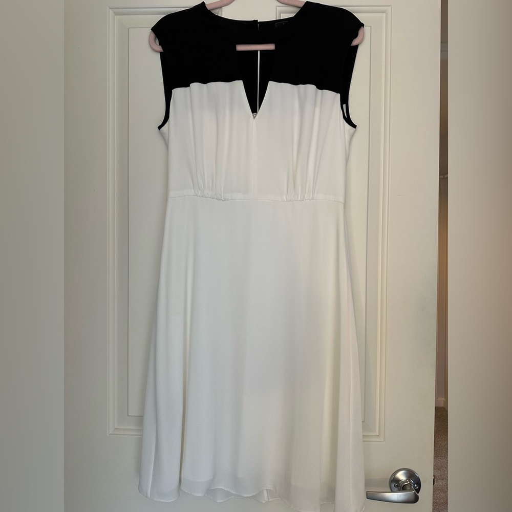 BCBGMaxAzria Black and White Dress